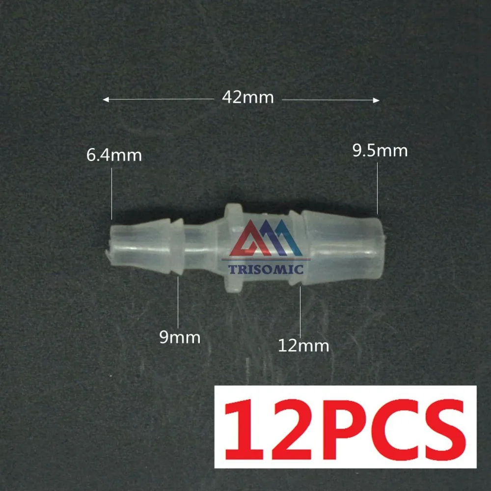 12 pieces 9.5mm*6.4mm Straight Reducing Connector Plastic Fitting Barbed Reducing Connector
12 pieces 9.5mm*6.4mm Straight Reducing Connector Plastic Fitting Barbed Reducing Connector