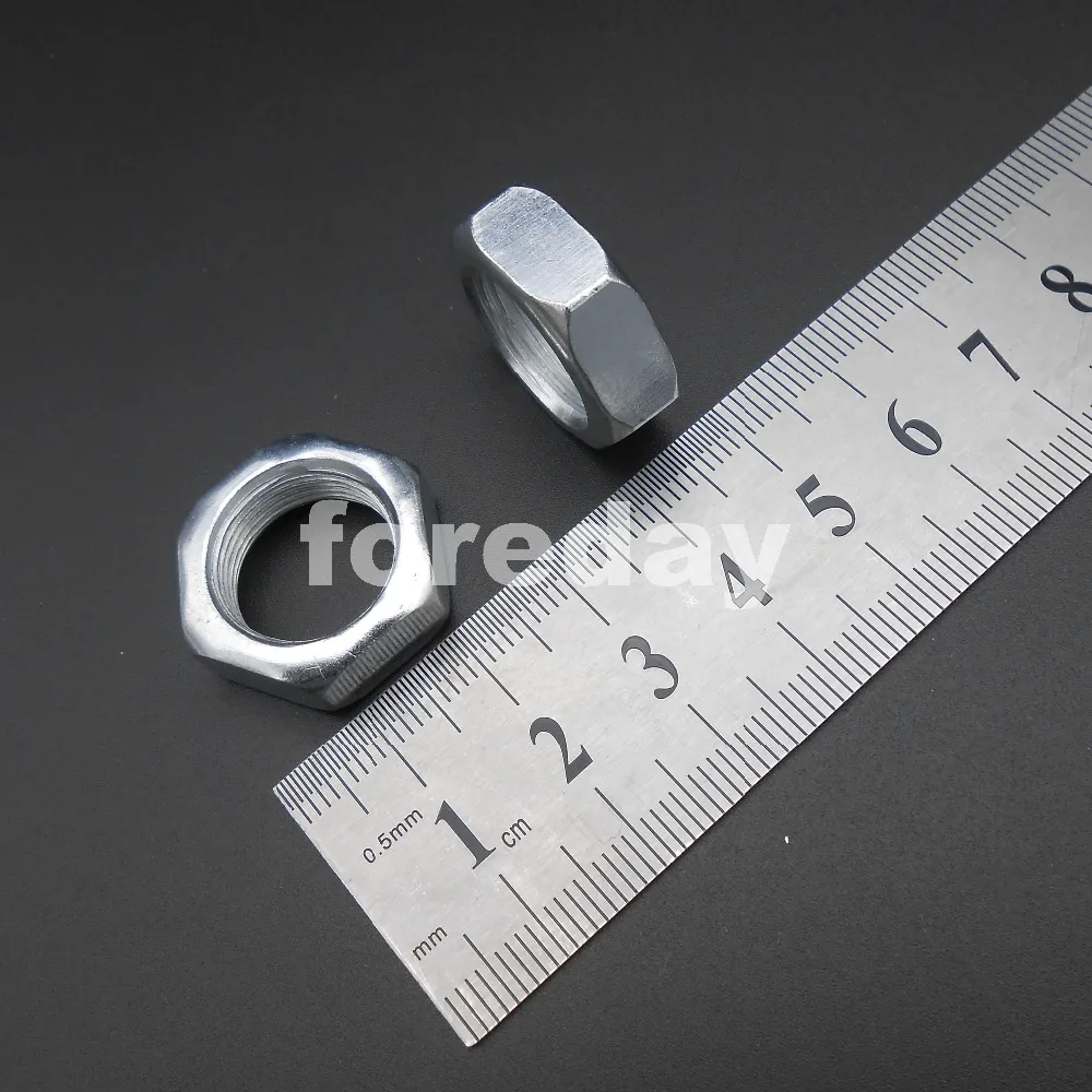 100PCS X NEW HQ M16 Hexagon Half Lock Thin Zinc Nuts Fine Pitch Thread Carbon Steel galvanize galvanization M16*1*8 16MM *BT647
100PCS X NEW HQ M16 Hexagon Half Lock Thin Zinc Nuts Fine Pitch Thread Carbon Steel galvanize galvanization M16*1*8 16MM *BT647