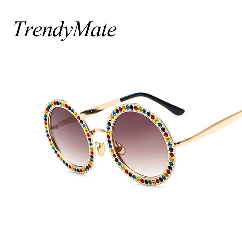 2018 Vintage Rhinestone Round Sunglasses Women Retro Luxury Crystal Diamond Colorful Circle 80S Sun Glasses Shades 5204T
2018 Vintage Rhinestone Round Sunglasses Women Retro Luxury Crystal Diamond Colorful Circle 80S Sun Glasses Shades 5204T
