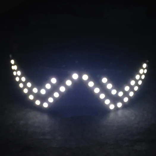 New Design Led Illuminate Masquerade Mask Luminous Flash Lighting Party Christmas Halloween LED Glasses Event Party Supplies
New Design Led Illuminate Masquerade Mask Luminous Flash Lighting Party Christmas Halloween LED Glasses Event Party Supplies