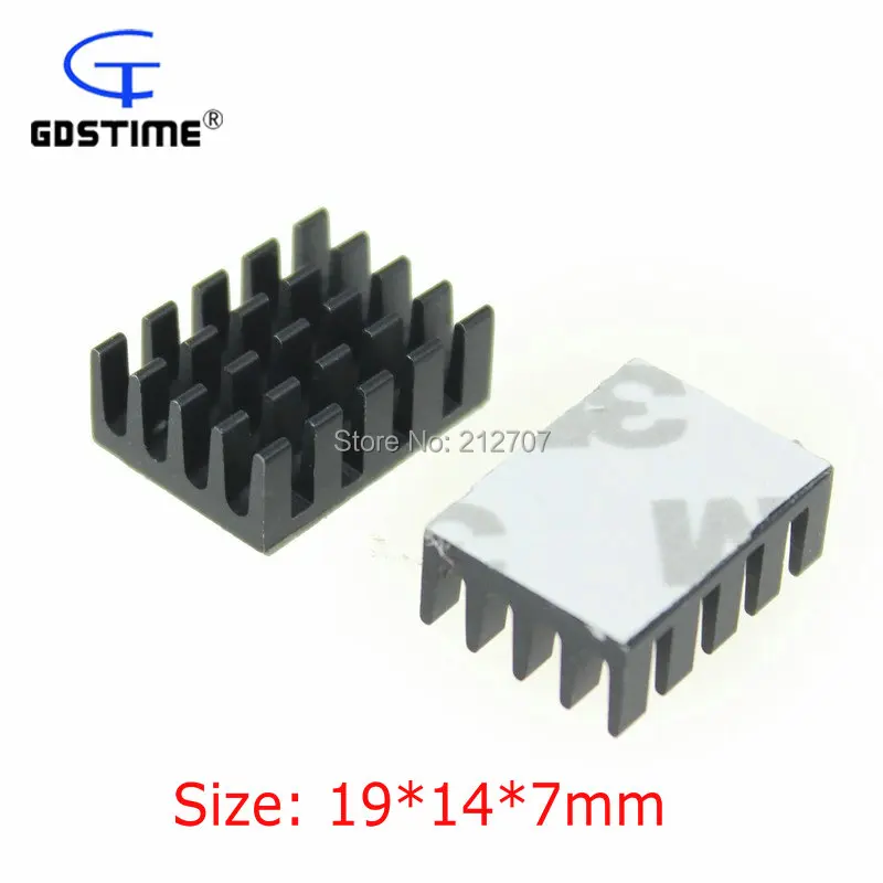 500 Pieces/lot Gdstime Aluminum Radiator 19x14x7mm Mini Chip Card Fins Routers Cooler Heatsink
500 Pieces/lot Gdstime Aluminum Radiator 19x14x7mm Mini Chip Card Fins Routers Cooler Heatsink