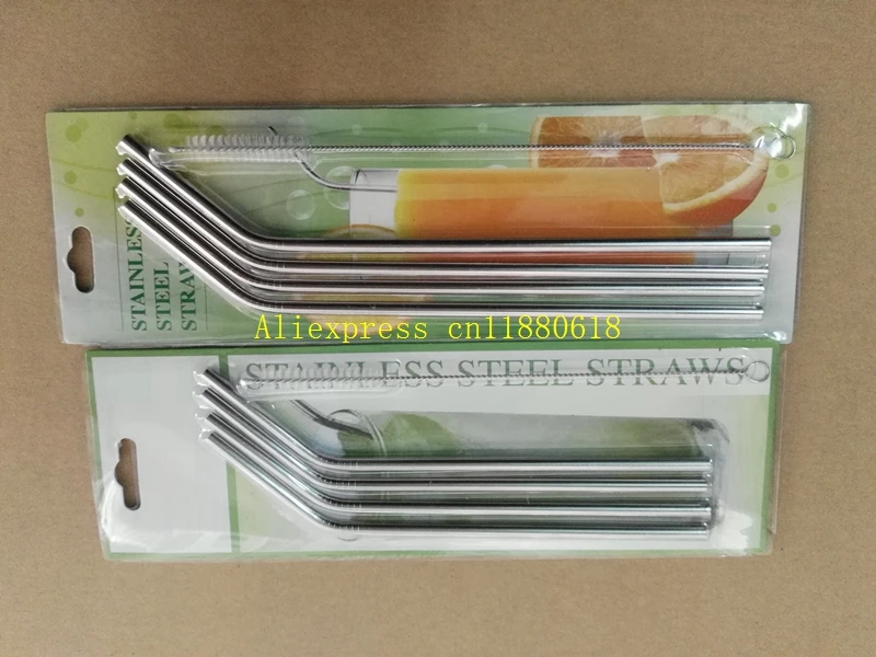 500sets/lot For 20oz 30oz cup 6mm Stainless Steel Straw Steel Drinking Straws 4pcs straws+1pcs brush With retail package
500sets/lot For 20oz 30oz cup 6mm Stainless Steel Straw Steel Drinking Straws 4pcs straws+1pcs brush With retail package