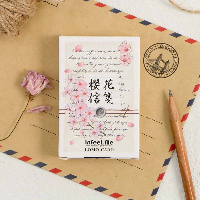 28 Sheets/Set Cherry letter paper Mini Lomo Postcard /Greeting Card/Birthday Letter Envelope Gift Card Message Card
28 Sheets/Set Cherry letter paper Mini Lomo Postcard /Greeting Card/Birthday Letter Envelope Gift Card Message Card