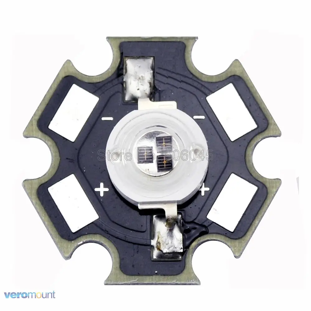 3W Infrared IR 940NM High Power LED Bead Emitter DC1.5-1.7V 750mA with 20mm Star Platine Base
3W Infrared IR 940NM High Power LED Bead Emitter DC1.5-1.7V 750mA with 20mm Star Platine Base