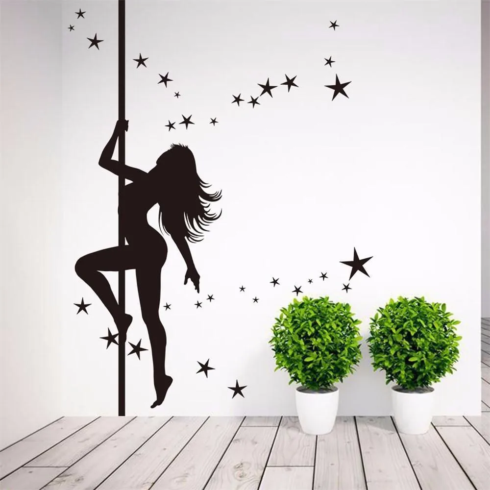 POOMOO Wall Stickers,Large Pole Dancing Sexy Girl Removable Vinyl Art Decal Wall Sticker Decor Mural
POOMOO Wall Stickers,Large Pole Dancing Sexy Girl Removable Vinyl Art Decal Wall Sticker Decor Mural