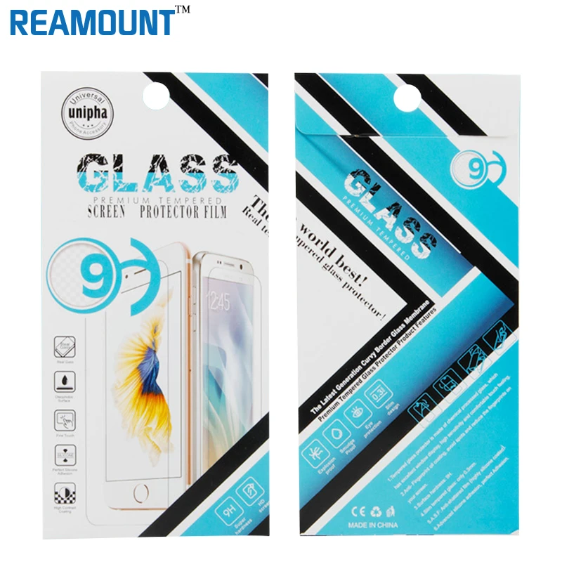 1000 pcs Wholesale 9H Glass Premium Tempered Screen Protector Film Unipha Paper Packaging Box For iPhone 7/ 6SE Samsung Note 7
1000 pcs Wholesale 9H Glass Premium Tempered Screen Protector Film Unipha Paper Packaging Box For iPhone 7/ 6SE Samsung Note 7