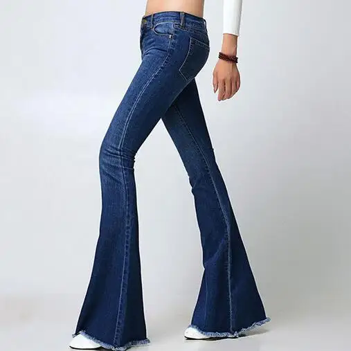 Spring Autumn Slim Fit Mid Waist Flare Jeans Stretch Skinny Jean Bell-Bottom Pants Denim Trousers
Spring Autumn Slim Fit Mid Waist Flare Jeans Stretch Skinny Jean Bell-Bottom Pants Denim Trousers