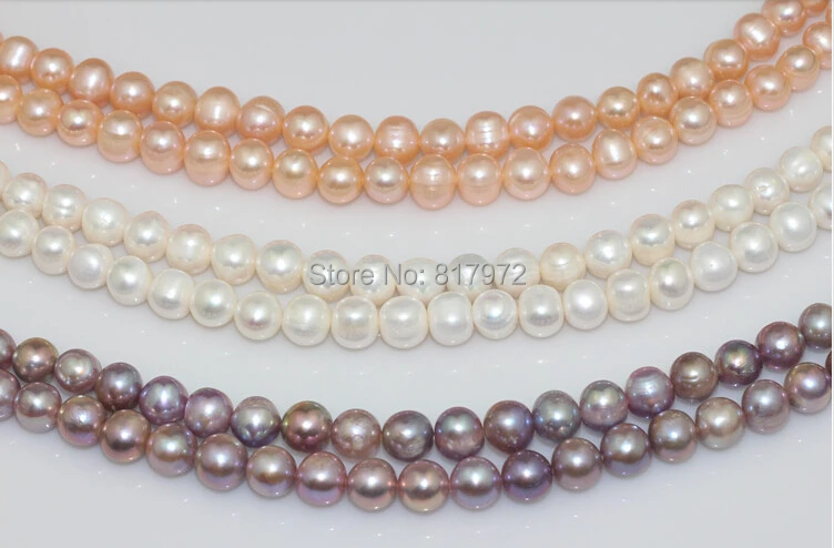 Wholesale Top Real pearl Bead 9-10mm Natural pearl highlight Fashion pearl 37cm Length Loose Beads women Jewelry DIY Gift
Wholesale Top Real pearl Bead 9-10mm Natural pearl highlight Fashion pearl 37cm Length Loose Beads women Jewelry DIY Gift