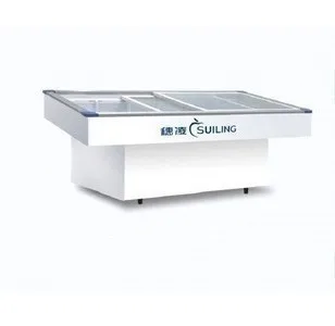 Large Sea Lion Horizontal Display Freezer with Full Brass Evaporator for Optimal Freshness and Energy Efficiency 
Large Sea Lion Horizontal Display Freezer with Full Brass Evaporator for Optimal Freshness and Energy Efficiency