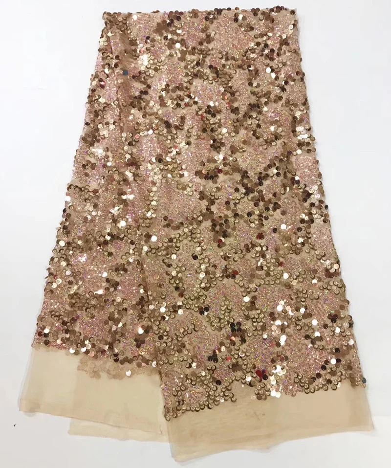 (5yards/pc) high quality African sequins lace fabric champagne gold French net lace fabric for bling bling party dress FJY109
(5yards/pc) high quality African sequins lace fabric champagne gold French net lace fabric for bling bling party dress FJY109