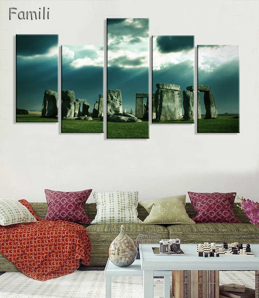5pcs Modern Fashion stone statue Stonehenge picture decoration canvas painting wall Art living room home decor unframed
5pcs Modern Fashion stone statue Stonehenge picture decoration canvas painting wall Art living room home decor unframed