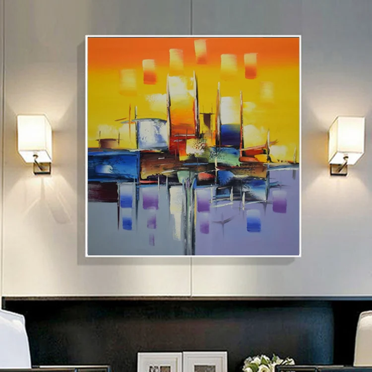 Knife Oil Painting Hand painted Abstract Four Colour Seasons Wall art Picture for living room Modern Decorative canvas painting
Knife Oil Painting Hand painted Abstract Four Colour Seasons Wall art Picture for living room Modern Decorative canvas painting