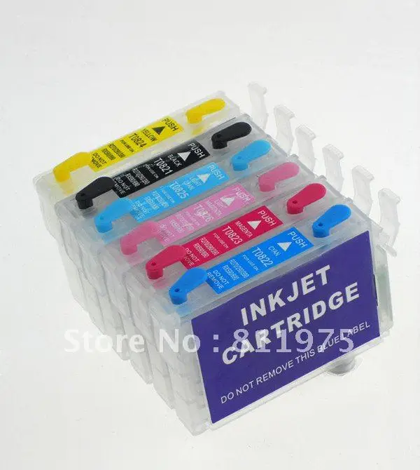 Free Shipping 85 85N T0851 - T0856 refillable ink with auto reset chip cartridge for epson 1390 A3 R1390 printer
Free Shipping 85 85N T0851 - T0856 refillable ink with auto reset chip cartridge for epson 1390 A3 R1390 printer