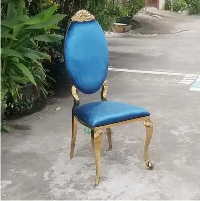 Modern stainless steel dining chair simple household metal dining chair stylish creative golden hotel hotel dining chair.
Modern stainless steel dining chair simple household metal dining chair stylish creative golden hotel hotel dining chair.