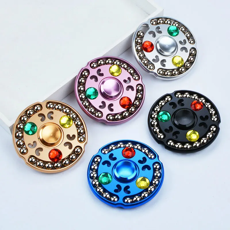 21 Beaded Diamond Disc Fingertip Gyro Aluminum Alloy Ball Hand Spinner Mini EDC Adult Anti-stress Kids Funny Puzzle Toy
21 Beaded Diamond Disc Fingertip Gyro Aluminum Alloy Ball Hand Spinner Mini EDC Adult Anti-stress Kids Funny Puzzle Toy