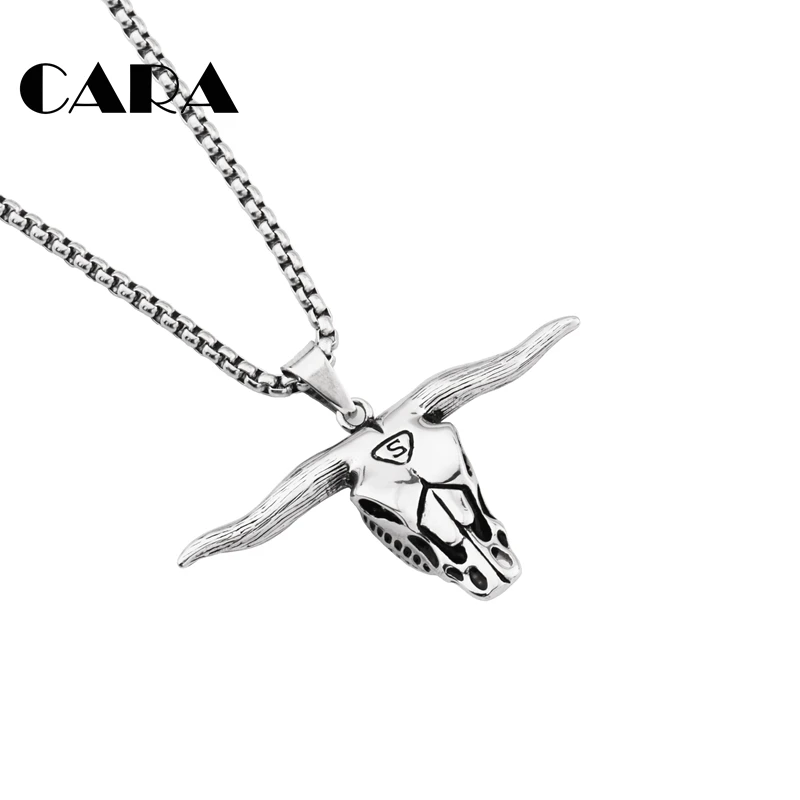 New 316L stainless steel Bull head skull necklace Indian Tribes hip hop pendant necklace for mens fashion jewelry CAGF0465
New 316L stainless steel Bull head skull necklace Indian Tribes hip hop pendant necklace for mens fashion jewelry CAGF0465