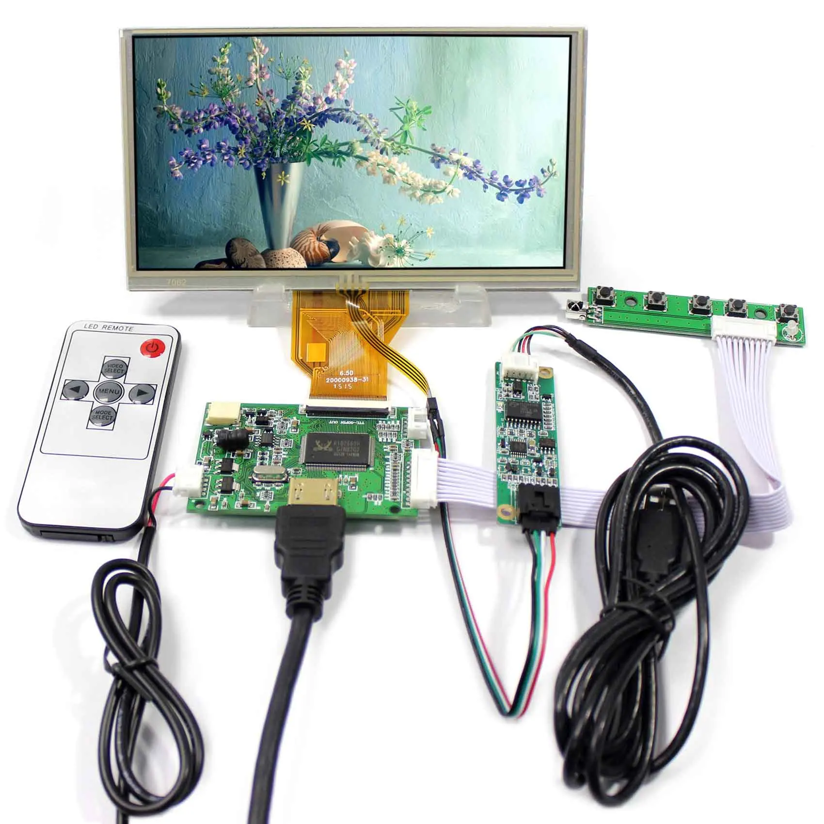 Плата контроллера HD MI с ЖК-дисплеем 6,5 дюйма AT65TN14 800x480 с сенсорной панелью
Плата контроллера HD MI с ЖК-дисплеем 6,5 дюйма AT65TN14 800x480 с сенсорной панелью