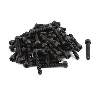 50 Pcs M4 x 24mm Alloy Steel Hex Bolt Socket Head Cap Machine Screw Black
50 Pcs M4 x 24mm Alloy Steel Hex Bolt Socket Head Cap Machine Screw Black