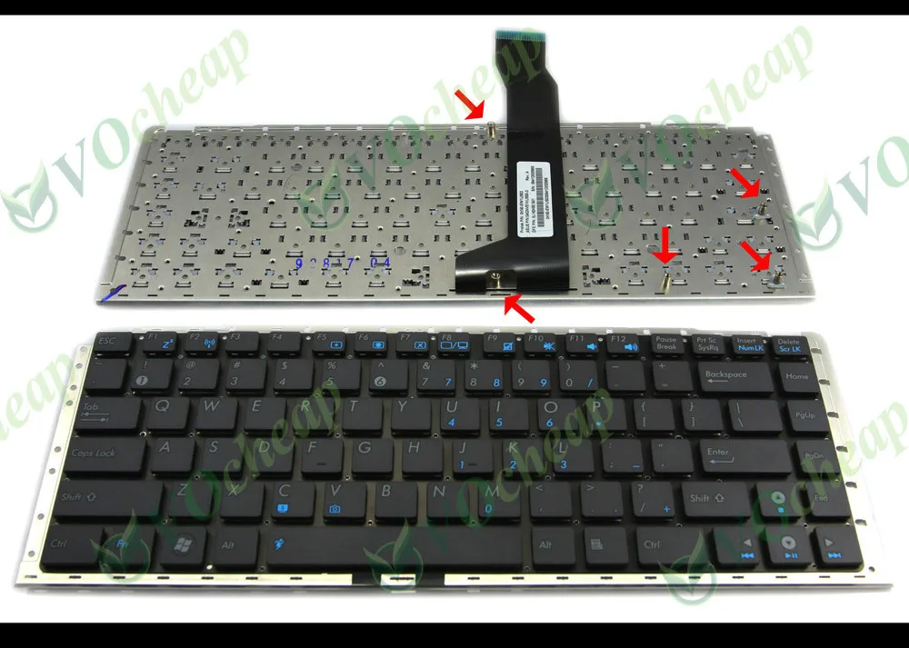 Новая клавиатура для ноутбука Asus UX30 UX30s Black, американская версия - 9J.N2K82.501
Новая клавиатура для ноутбука Asus UX30 UX30s Black, американская версия - 9J.N2K82.501