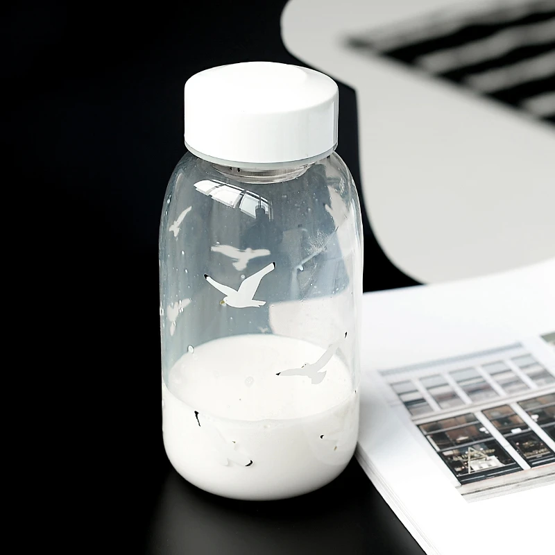 800ml Seagull Glass Water Bottle with Sleeve Strainer Creative Seabird Bottles Sport Camping Bottle Tour Drinkware Drop Shipping
800ml Seagull Glass Water Bottle with Sleeve Strainer Creative Seabird Bottles Sport Camping Bottle Tour Drinkware Drop Shipping