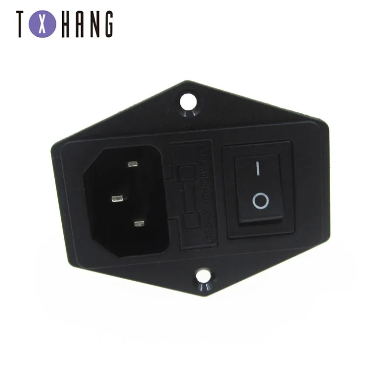 3D Printer Accessory 3 in 1 Fuse Power Supply Socket 10A AC250V Power Socket Fuse Switch Connector Plug Connector
3D Printer Accessory 3 in 1 Fuse Power Supply Socket 10A AC250V Power Socket Fuse Switch Connector Plug Connector