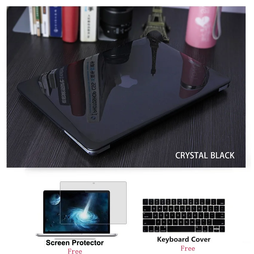 Crystal Laptop Case + Gift Screen Protector Keyboard Cover For Apple Macbook Pro 13 With Touch Bar model : A1706/A1989/A2159
Crystal Laptop Case + Gift Screen Protector Keyboard Cover For Apple Macbook Pro 13 With Touch Bar model : A1706/A1989/A2159