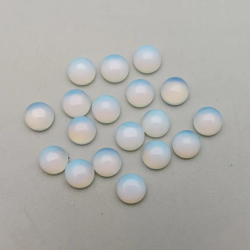 Wholesale fashion opal stone beads charms 6mm opalite round CABOCHON for jewelry 50pcs free shipping no hole
Wholesale fashion opal stone beads charms 6mm opalite round CABOCHON for jewelry 50pcs free shipping no hole