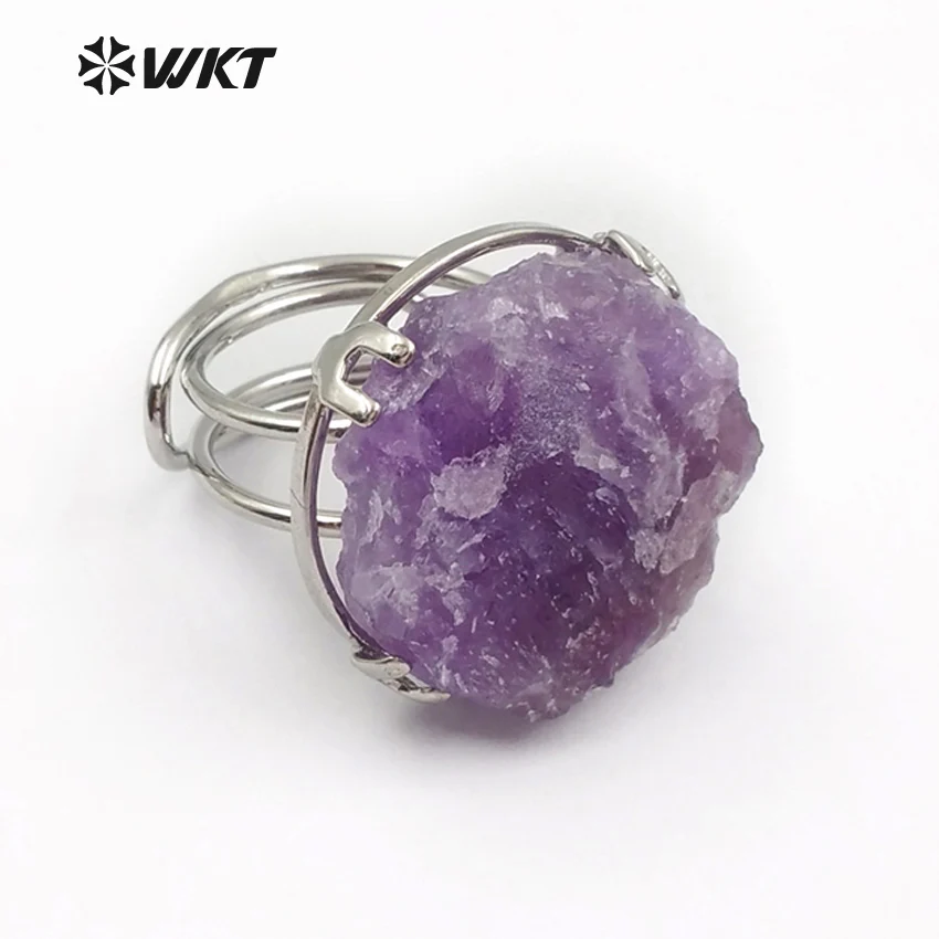 WT-R313 Wholesale Fashion Angel Quartz Ring For Women Gift Natural Crystal Colorful Spirit With Silver Color
WT-R313 Wholesale Fashion Angel Quartz Ring For Women Gift Natural Crystal Colorful Spirit With Silver Color