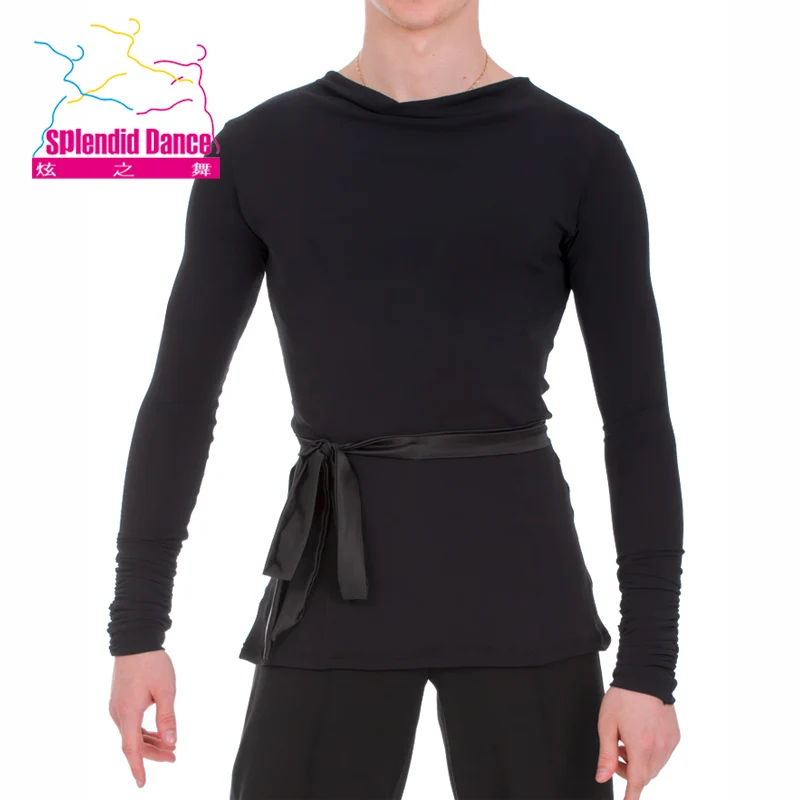 new men's Latin collar modern dance shirt professional boy's exercise clothes competition top Free Shipping hot sale
new men's Latin collar modern dance shirt professional boy's exercise clothes competition top Free Shipping hot sale