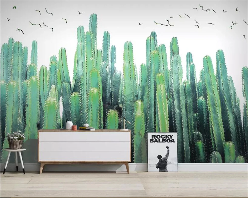 Beibehang Custom photo wallpaper Nordic Hand Painted Cactus Tropical Plant TV Background Wall Painting papier peint 3d wallpaper
Beibehang Custom photo wallpaper Nordic Hand Painted Cactus Tropical Plant TV Background Wall Painting papier peint 3d wallpaper