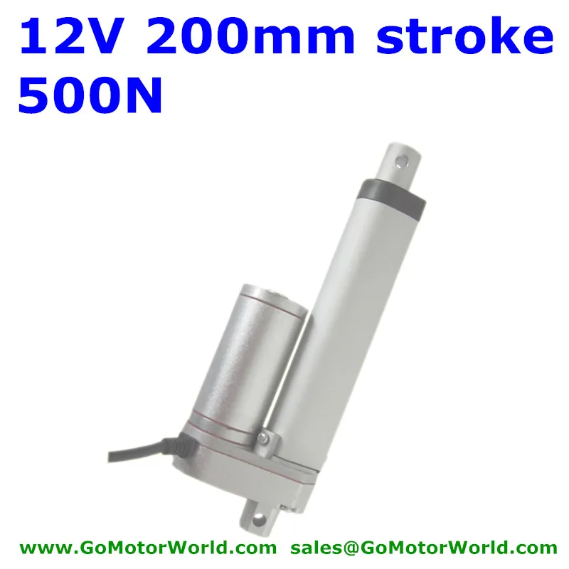Waterproof 12V 200mm 8inch Stroke 500N 50KG 110LBS force industry Linear motor free shipping
Waterproof 12V 200mm 8inch Stroke 500N 50KG 110LBS force industry Linear motor free shipping