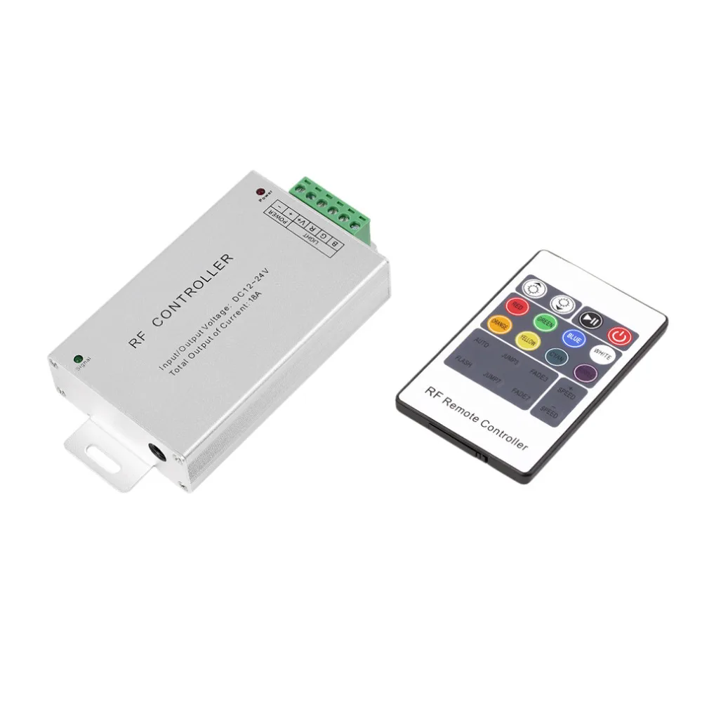 10pcs/lot Hot Wireless RF 20 Key Remote Controller For 5050 3528 RGB LED Strip Light
10pcs/lot Hot Wireless RF 20 Key Remote Controller For 5050 3528 RGB LED Strip Light