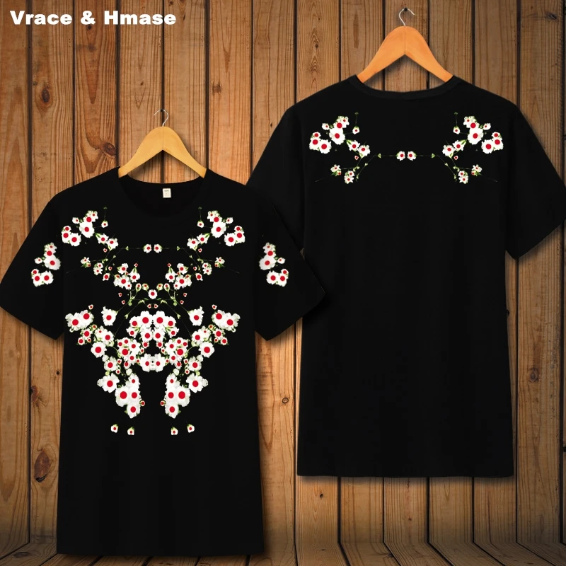 Chinese style flower printing fashion casual unisex short sleeve t-shirt Summer 2018 quality soft breathable t shirt men S-6XL
Chinese style flower printing fashion casual unisex short sleeve t-shirt Summer 2018 quality soft breathable t shirt men S-6XL