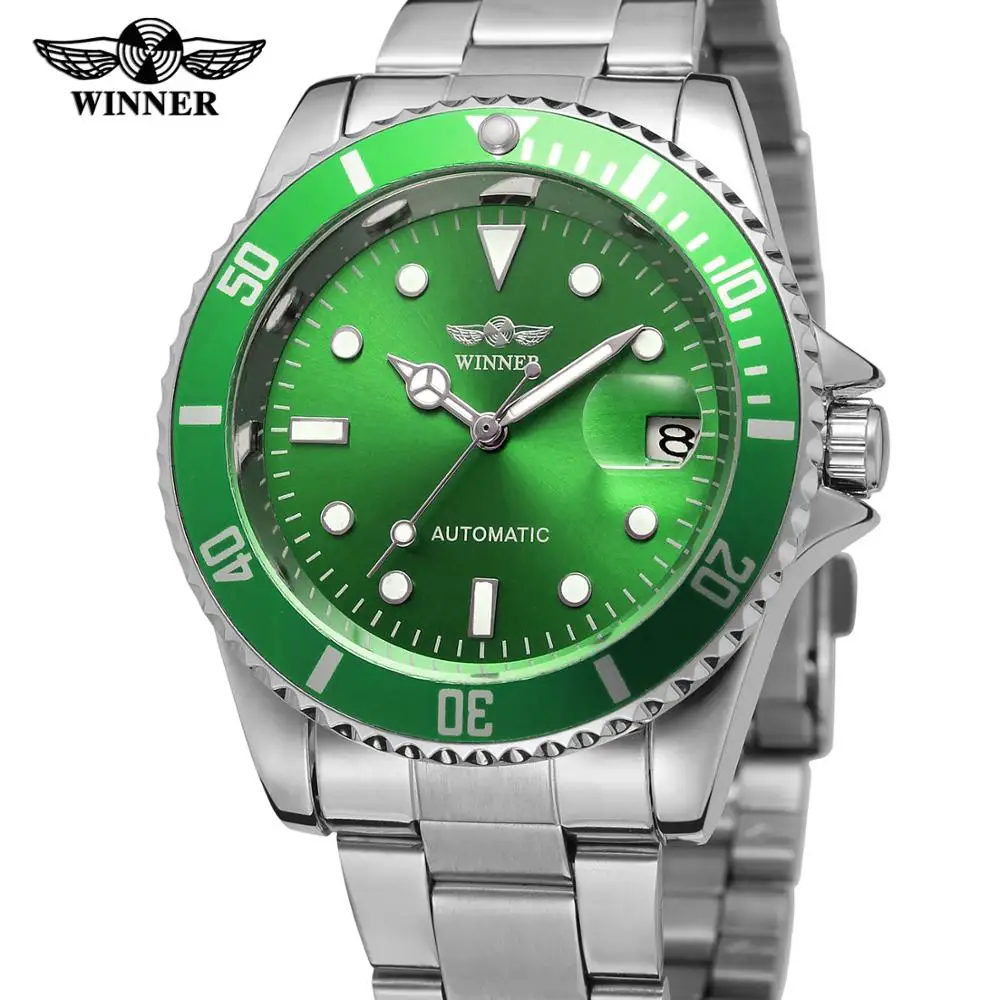 T-WINNER Watches Classic Men Metal Auto Date Self-wind Mechanical Wristwatches Fashion Colored Dial Full Steel Band Montre Homme
T-WINNER Watches Classic Men Metal Auto Date Self-wind Mechanical Wristwatches Fashion Colored Dial Full Steel Band Montre Homme
