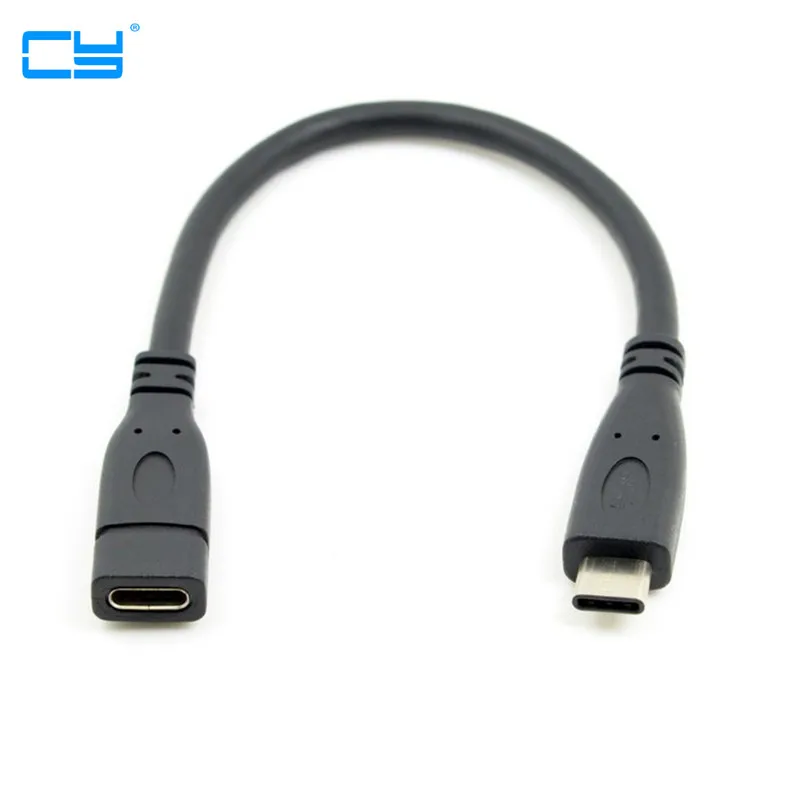 USB-C USB 3.1 Type C Male To Female Extension Data Cable For 12 Inch Mac VR Tablet & Cell Phone 20cm
USB-C USB 3.1 Type C Male To Female Extension Data Cable For 12 Inch Mac VR Tablet & Cell Phone 20cm