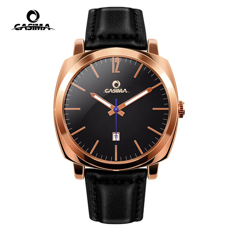 New Fashion Men's Watches Rose Gold Quartz Movement Three Hands Leather Strap Waterproof Calendar Display Wrist Watches 5139
New Fashion Men's Watches Rose Gold Quartz Movement Three Hands Leather Strap Waterproof Calendar Display Wrist Watches 5139