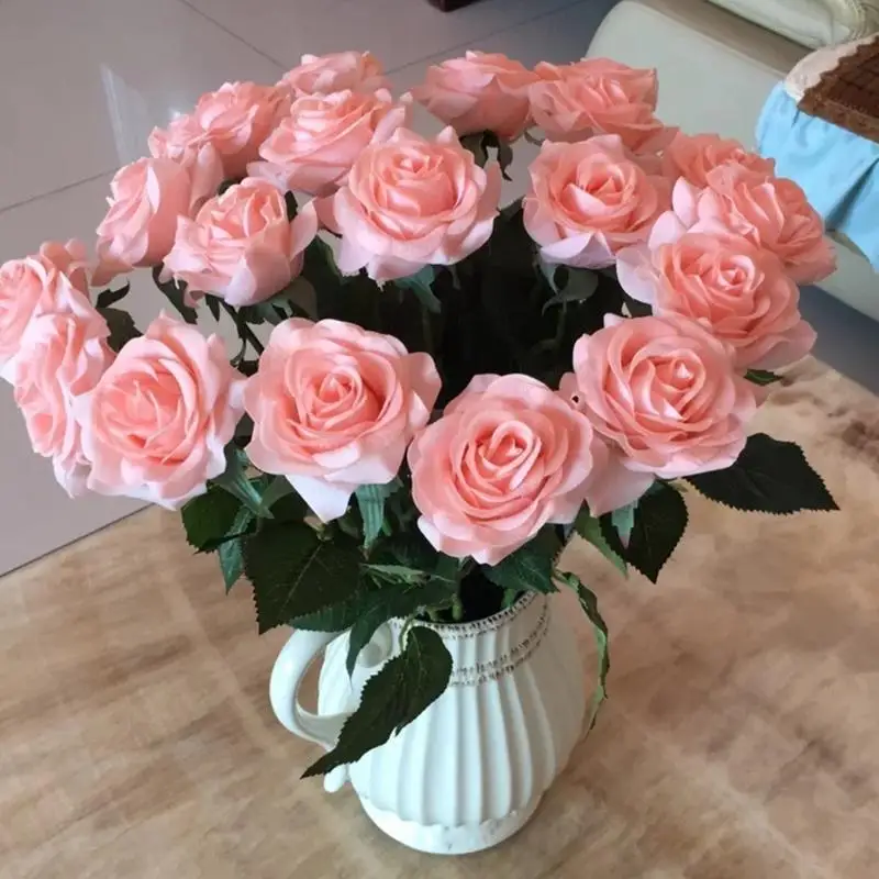 High artificial moisturizing feel rubber rose flower home living room DIY decoration fake wedding bouquet photo scene pro
High artificial moisturizing feel rubber rose flower home living room DIY decoration fake wedding bouquet photo scene pro