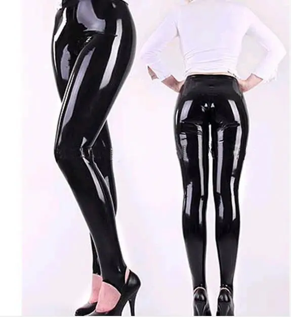 Women's Black High Waist Latex Exotic Pants Leggings Skinny Rubber Trousers Plus Size
Women's Black High Waist Latex Exotic Pants Leggings Skinny Rubber Trousers Plus Size