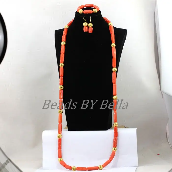 Latest Design Top Quality Beads and Jewellery Set 50 inches Long Necklace Set Nigerian Wedding Coral Beads Necklace Set ABL306
Latest Design Top Quality Beads and Jewellery Set 50 inches Long Necklace Set Nigerian Wedding Coral Beads Necklace Set ABL306