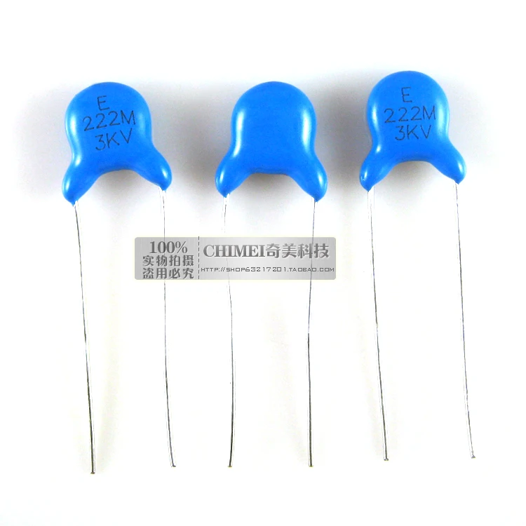 High-voltage ceramic capacitors 3KV 222M 222K capacitor to eliminate high-frequency interference
High-voltage ceramic capacitors 3KV 222M 222K capacitor to eliminate high-frequency interference