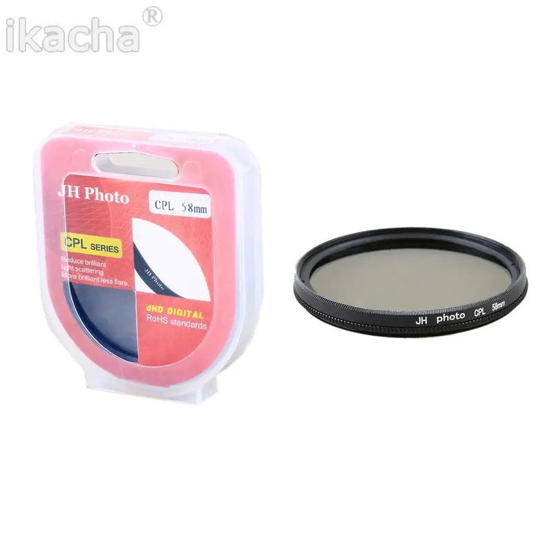 CPL Filter 37 40.5 43 46 49 52 55 58 62 67 72 77 82mm Circular Polarizer Polarizing Filter for Canon Nikon Sony Fujifilm
CPL Filter 37 40.5 43 46 49 52 55 58 62 67 72 77 82mm Circular Polarizer Polarizing Filter for Canon Nikon Sony Fujifilm