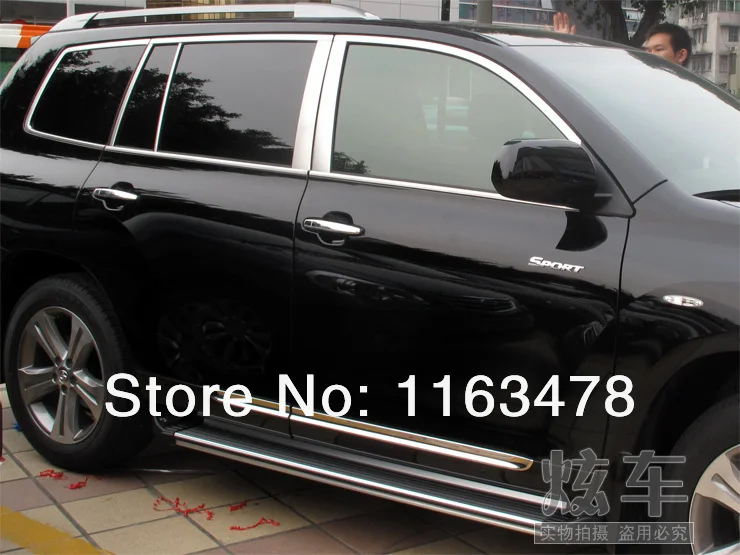 Для Toyota Highlander 2008 2009 2010 2011 2012 2013 ABS Хромированная боковая дверная молдинговая отделка
Для Toyota Highlander 2008 2009 2010 2011 2012 2013 ABS Хромированная боковая дверная молдинговая отделка