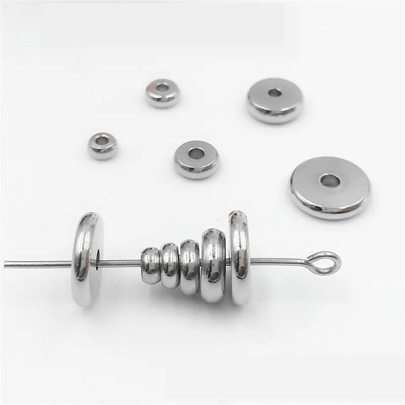 100pcs 4-10mm Stainless Steel Flat Bead Ring End Beads For Bracelet Necklace DIY Jewelry Finding
100pcs 4-10mm Stainless Steel Flat Bead Ring End Beads For Bracelet Necklace DIY Jewelry Finding