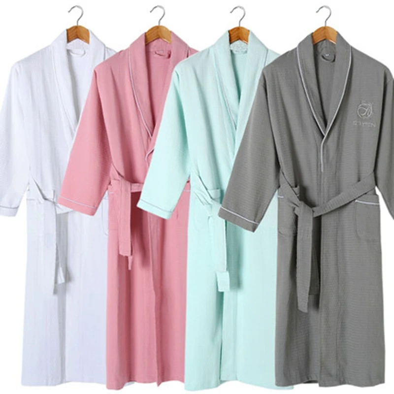 Waffle Bathrobe Women Sleepwear polyester Cotton Robe Femme Sexy Peignoir Women Dressing Gown Long Bathrobe Plaid Robes
Waffle Bathrobe Women Sleepwear polyester Cotton Robe Femme Sexy Peignoir Women Dressing Gown Long Bathrobe Plaid Robes