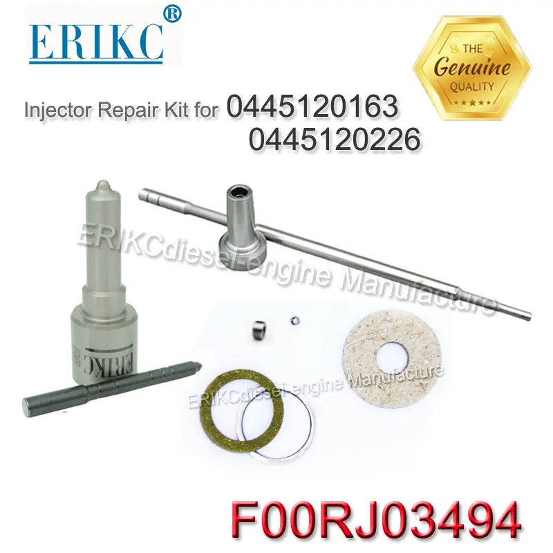 ERIKC Injetor Ремонтный комплект F00RJ03494 сопло DLLA150P1828 клапан F00RJ01692 Ремонтный комплект для 0445120163 0445120226
ERIKC Injetor Ремонтный комплект F00RJ03494 сопло DLLA150P1828 клапан F00RJ01692 Ремонтный комплект для 0445120163 0445120226