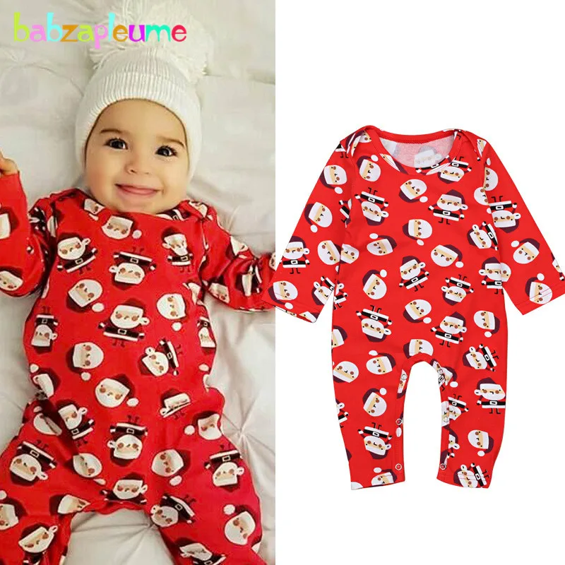 Spring Fall Newborn Girls Clothes Christmas Cartoon Cute Print Long Sleeve Jumpsuits Toddler Rompers Baby Luxury Clothing BC1801
Spring Fall Newborn Girls Clothes Christmas Cartoon Cute Print Long Sleeve Jumpsuits Toddler Rompers Baby Luxury Clothing BC1801