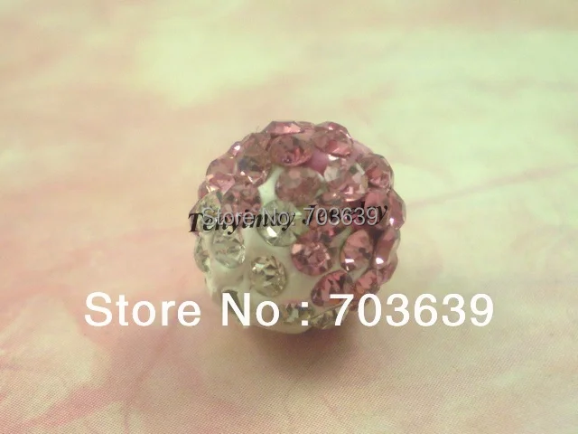 Wholesale 50pcs Pink Crystal Pave Disco Ball Beads 10MM Gradient Color Free Shipping
Wholesale 50pcs Pink Crystal Pave Disco Ball Beads 10MM Gradient Color Free Shipping