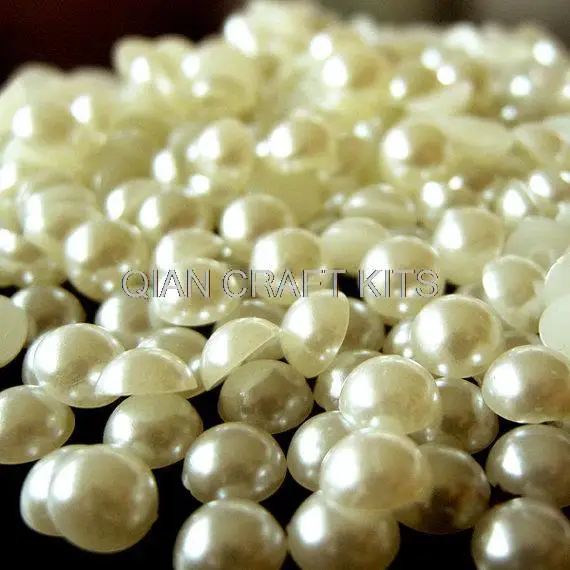 set of 1200pcs 7mm Half Pearl Cabochons / Round Flat Back Faux Pearlized Cabochons (CREAM WHITE)
set of 1200pcs 7mm Half Pearl Cabochons / Round Flat Back Faux Pearlized Cabochons (CREAM WHITE)