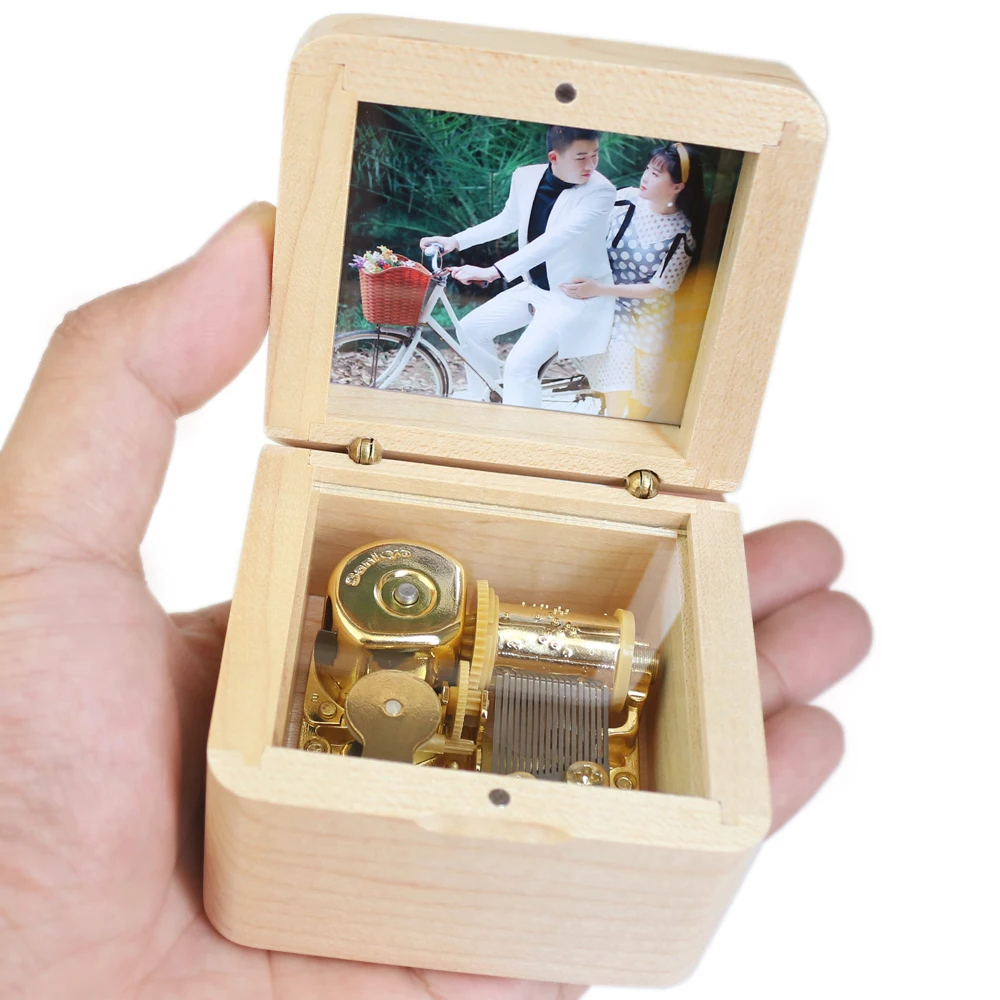 Rosiking Handmade Wooden Photo Frame Canon Music Box Birthday Gift For Birthday gift boxs Maple wood
Rosiking Handmade Wooden Photo Frame Canon Music Box Birthday Gift For Birthday gift boxs Maple wood