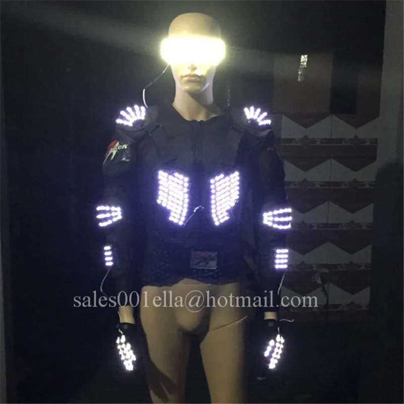 New Design LED Luminous Light Up Suit Clothes Flashing Ballroom Costume Party Dance Wear
New Design LED Luminous Light Up Suit Clothes Flashing Ballroom Costume Party Dance Wear